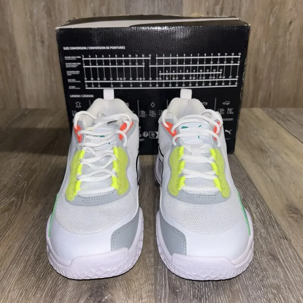 NEW Puma 37757202 Mens US Size 7 Playmaker Pro Basketball Sneaker Shoes White
